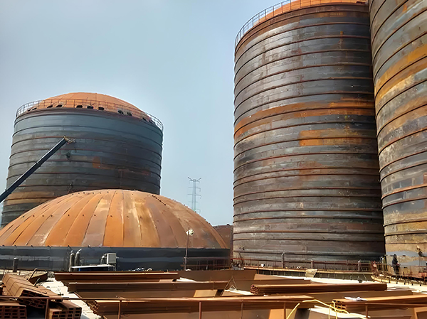 畅好乡焦粉钢板仓